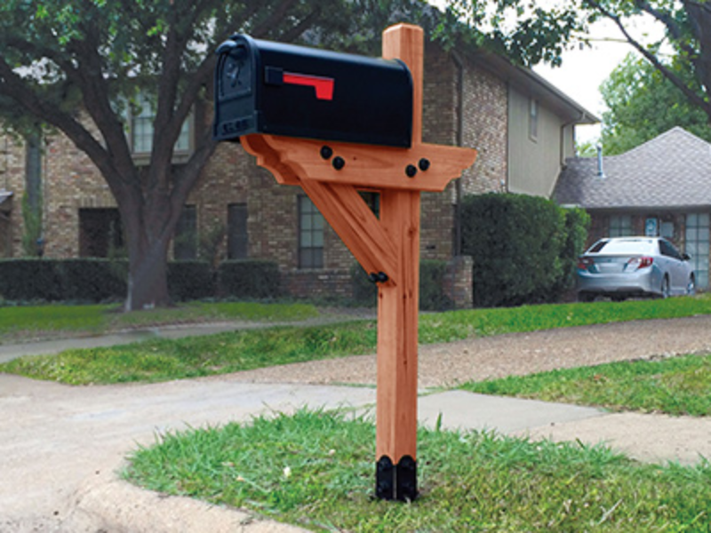 Mailbox's positioning has a big influence on a house's visibility and curb appeal.